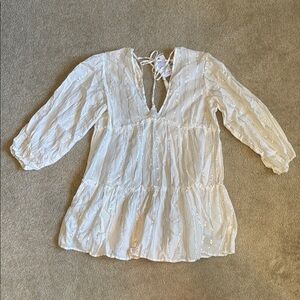 Blue Island Mini Summer Long Sleeve Dress